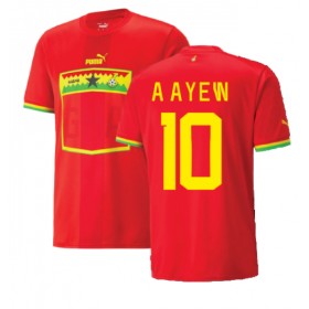 Fotbalové dres Ghana Andre Ayew 10 Venkovní Mistrovství Světa 2022 Krátký Rukáv